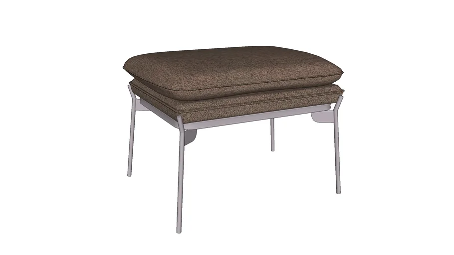 puf, pouf, bench
