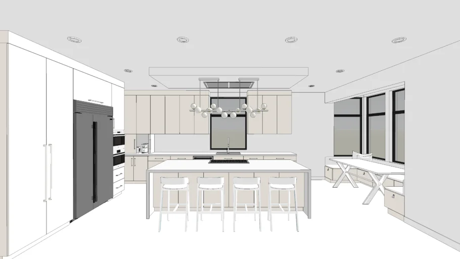 KB Kitchen Layout Revised | 3D Warehouse