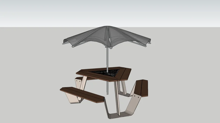 Contemporary Picnic Table