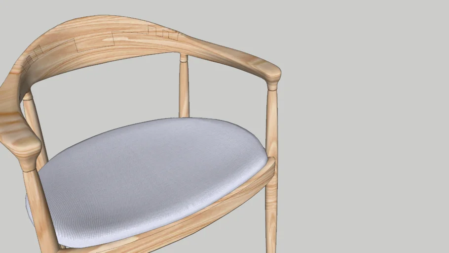 Silla Haus Monstera de madera