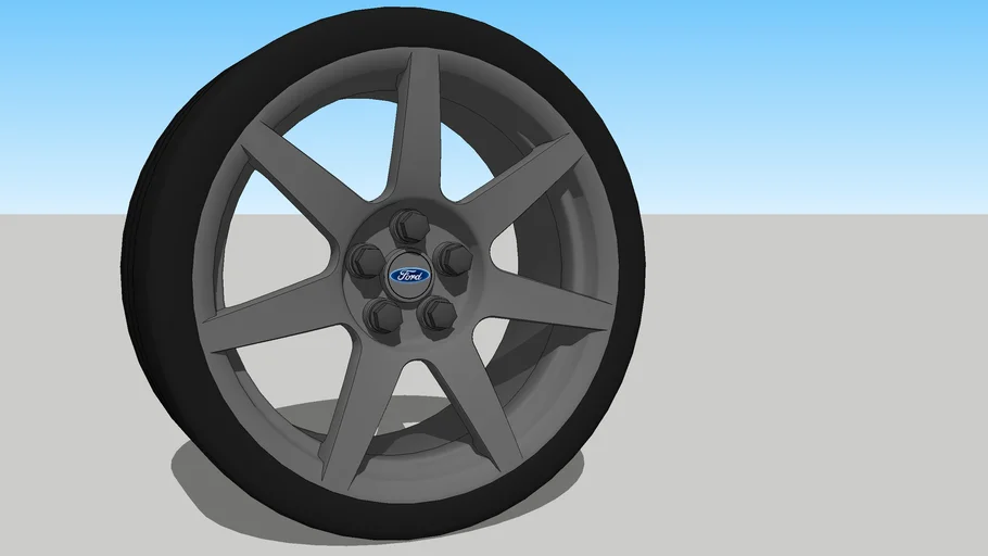 Ford Mustang GT350R Wheel