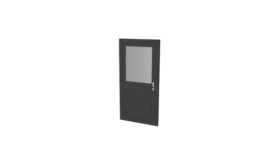 Simple aluminium door