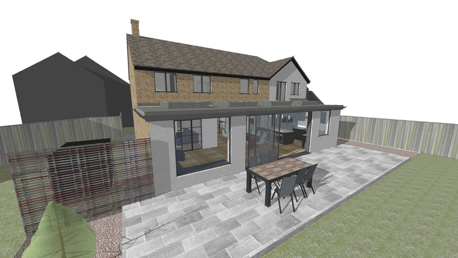 Modern Extension with Glass