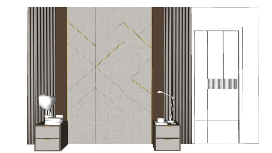 BED BACK WALL 