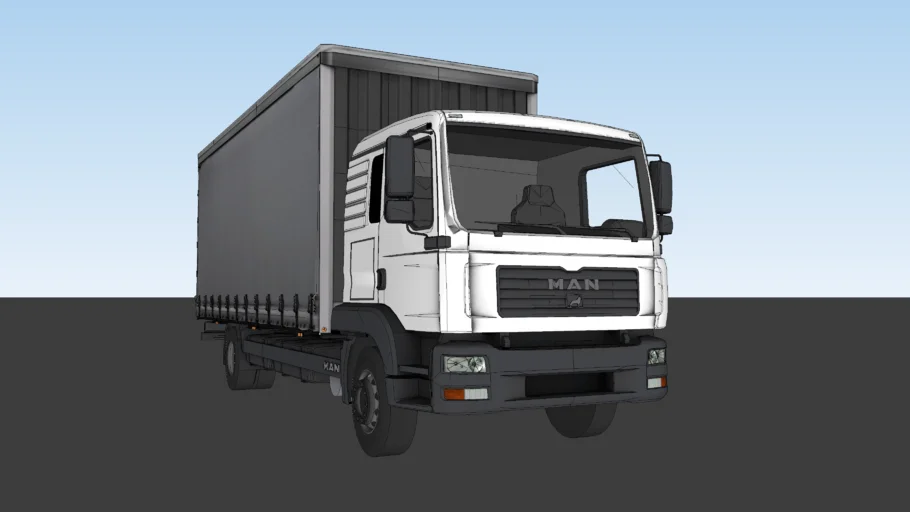 truck MAN TGL box