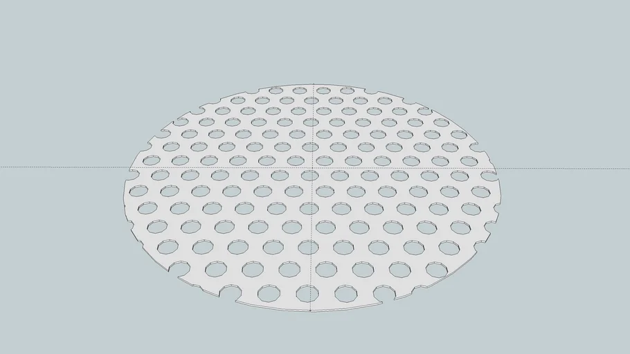 15.5" dia perforated false bottom for keggles