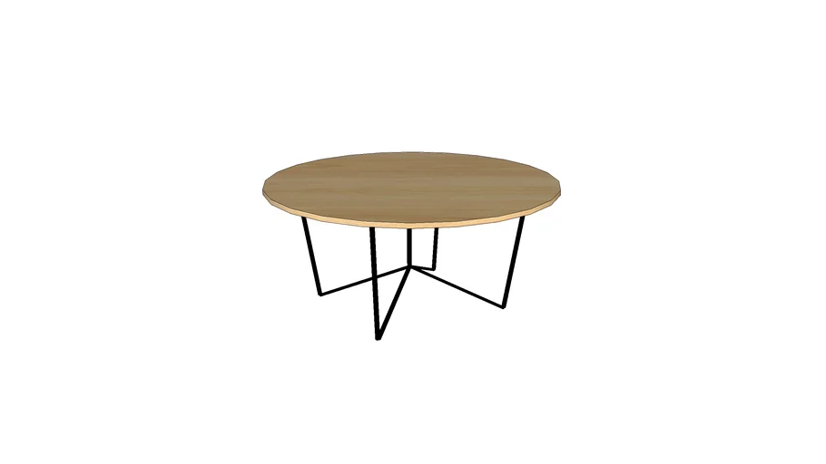 Table basse en bois | 3D Warehouse