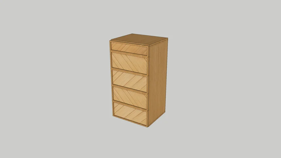 Madeleine - Chiffonnier - Chêne - design by Héléna Pille - Habitat
