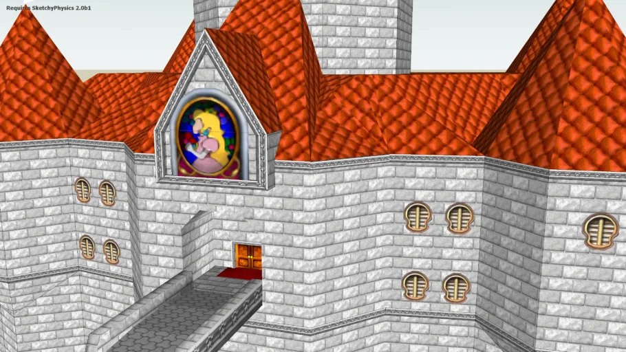 SUPER MARIO 64-PEACH CASTLE
