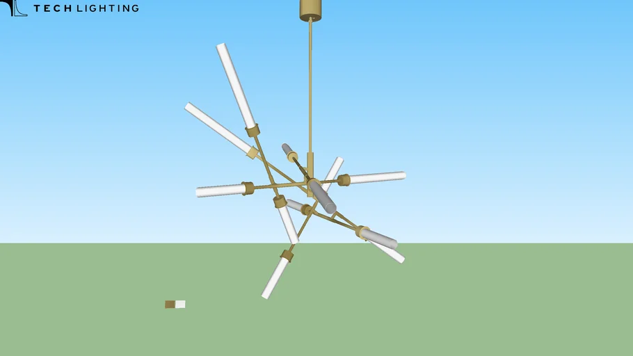 Linear Chandelier