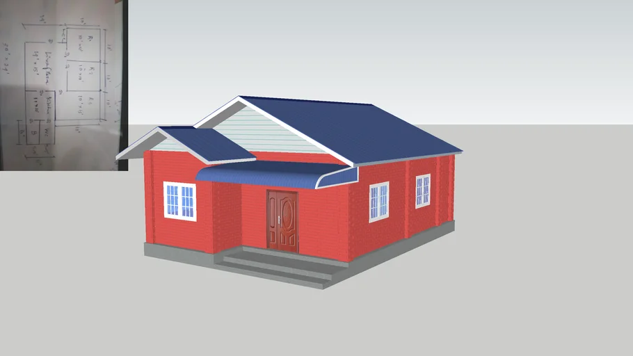 Small House with Eco Brick