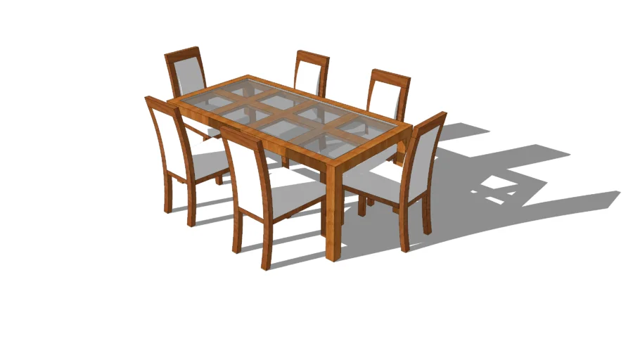 6 seater dining table