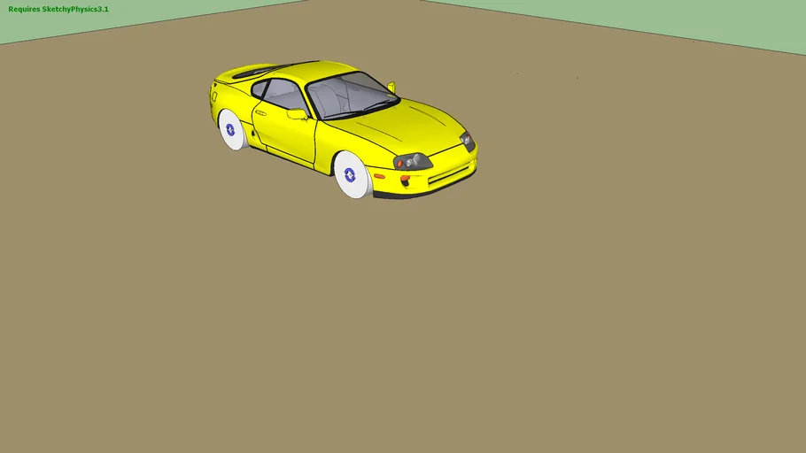 toyota supra (sketchy physics)