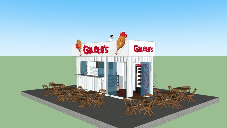 Container Fast food - Fried Chicken