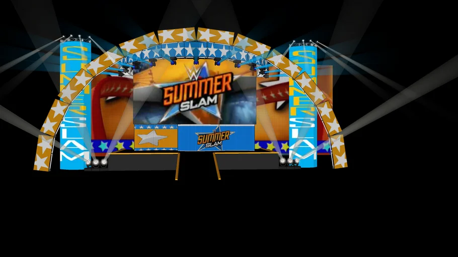 WWE SummerSlam Stage Concept #3