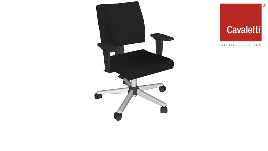 Cadeira Giratória Slim 18004 - Cavaletti