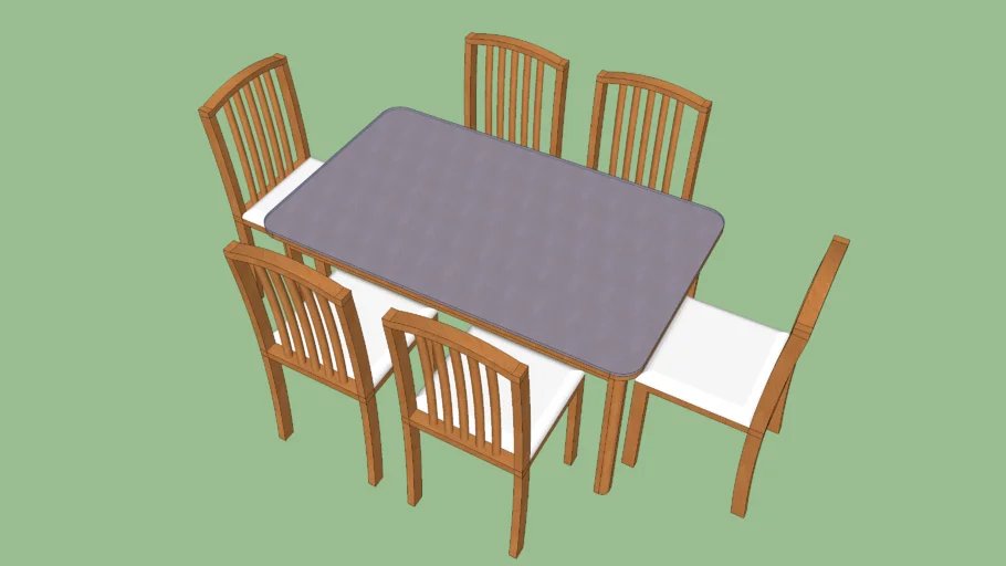 Meja Makan | 3D Warehouse