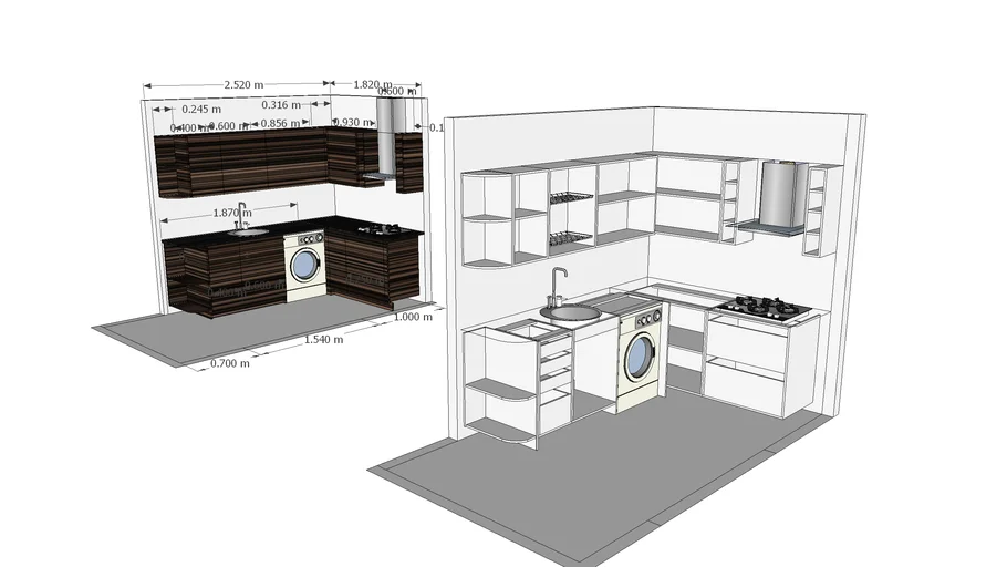 kitchen 1 | 3D Warehouse