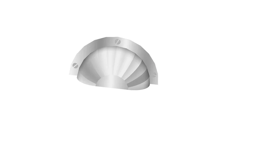 Brushed Chrome Cup Handle
