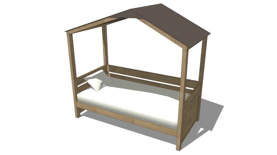 Lit ENFANT cabane FOREST, Maisons du monde, réf 150311, Prix 489,90 €