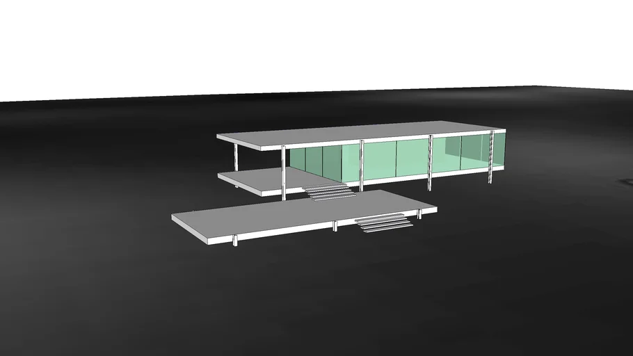 The Farnsworth House, by Mies Van de Rohe
