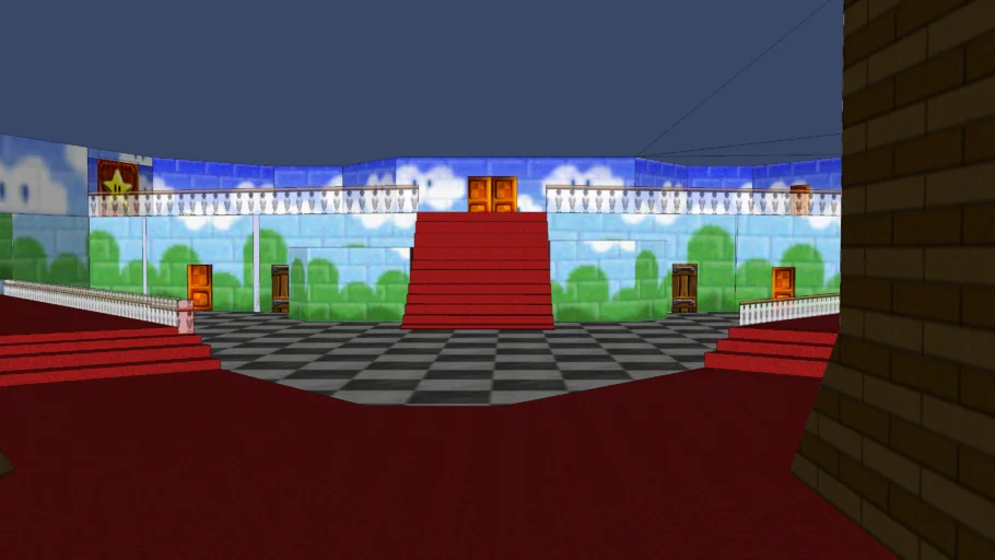 Inside of Peach's castle