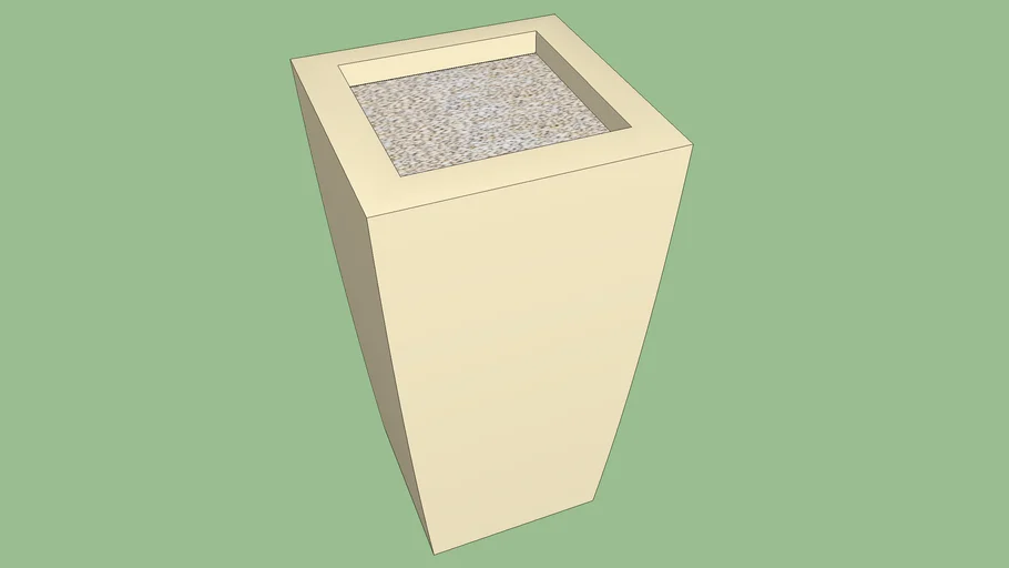VASO NUTRIPLAN LINHA CLASSIC Trapézio 65 em polietileno
