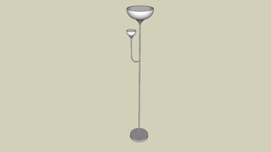 Ikea Not Floor uplight/ reading lamp
