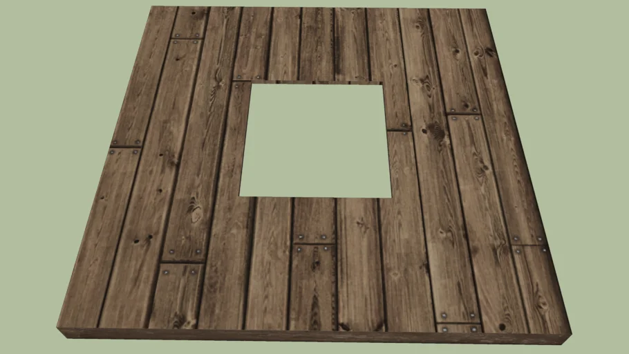 Wurm House Wood Opening Floor Tile