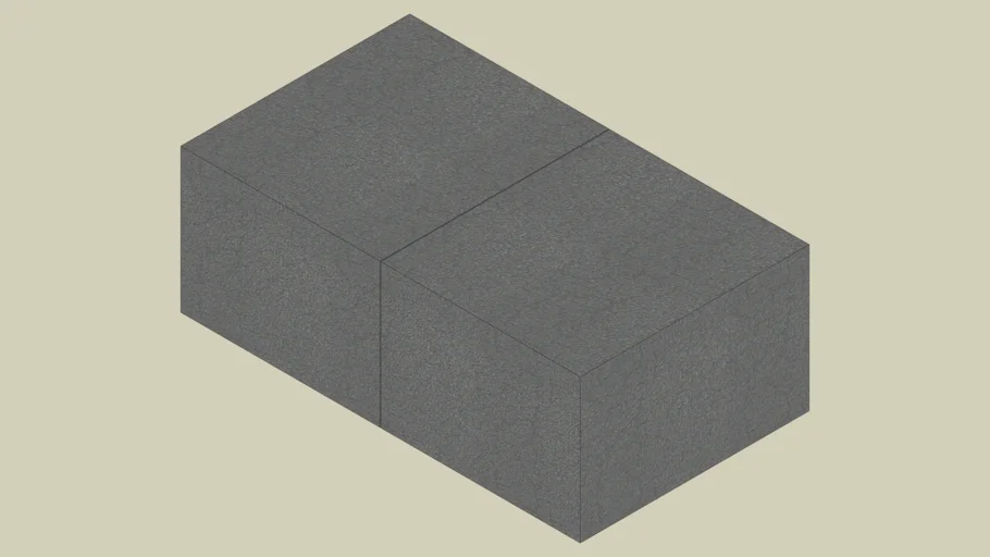 A17 60 2 10 bench 2 blocks completely Basalt nature stone