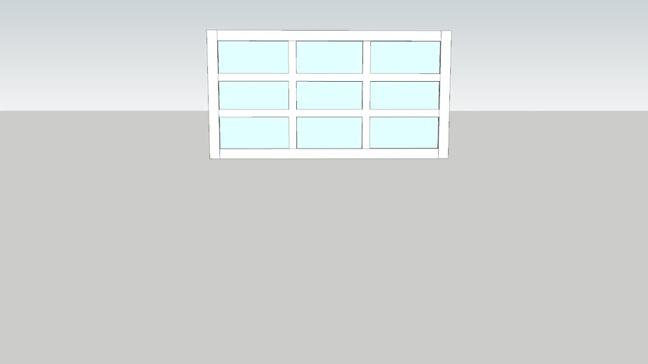 Window 9 pane | 3D Warehouse