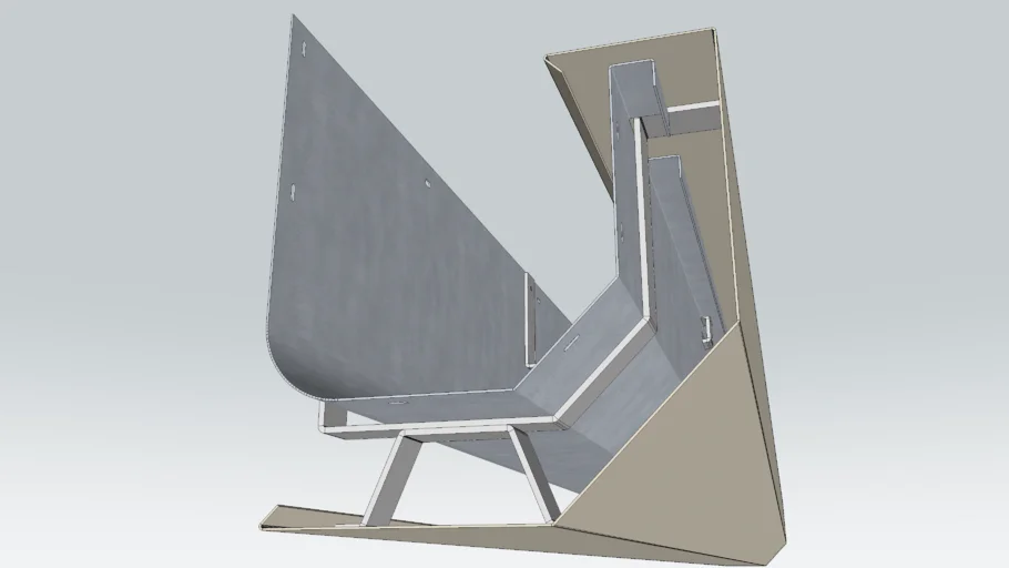 Contemporary 8" Drain Style Concealed Gutter