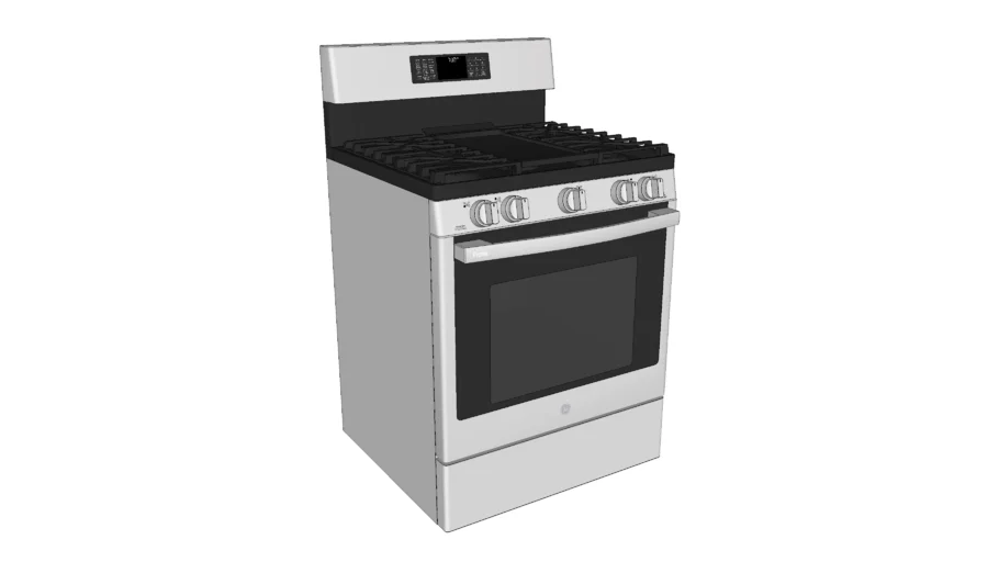 GE Profile™ Smart 30" Free-Standing Self Clean Gas Range with No Preheat Air Fry
