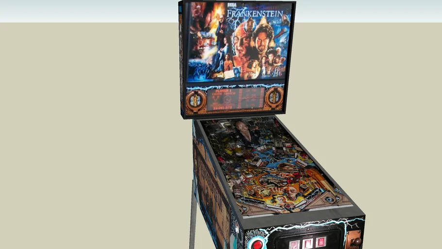 Mary Shelley's Frankenstein pinball machine