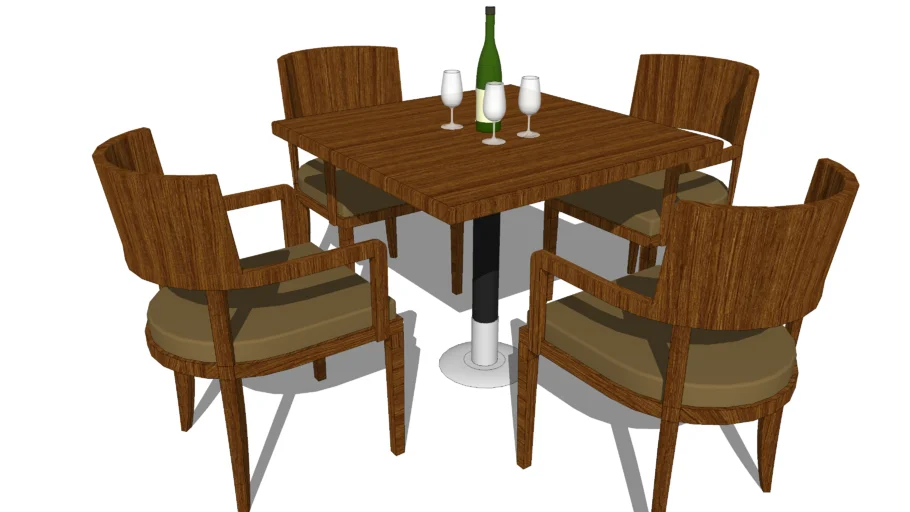 RESTAURANT 4 SEATER DINING TABLE