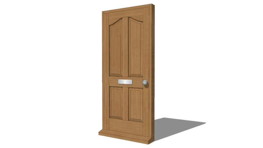 Oak front door