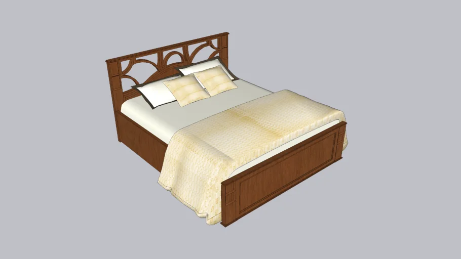 Wooden Bed