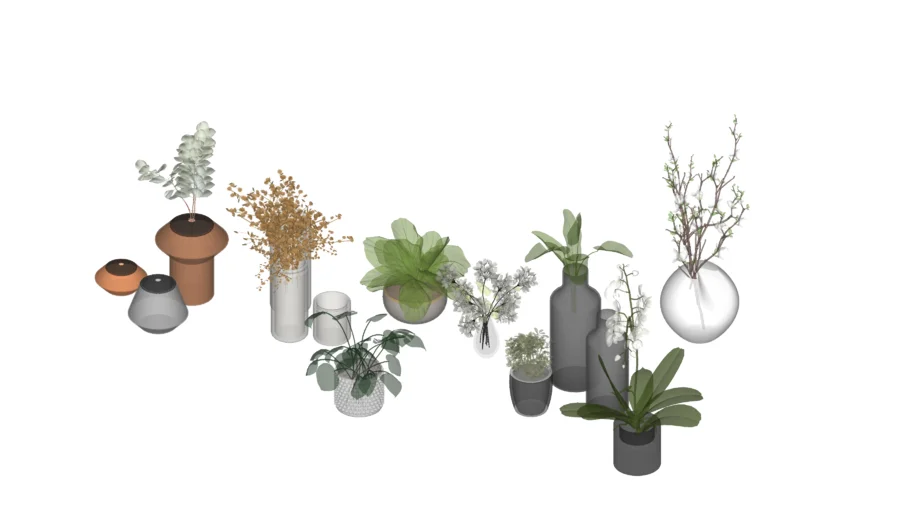 DECORAÇÃO VASOS MESA