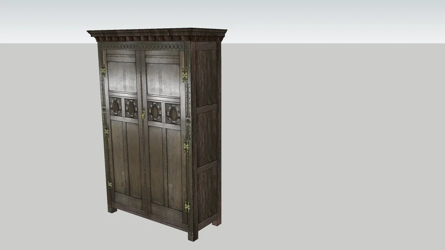 Antique English Wardrobe | 3D Warehouse