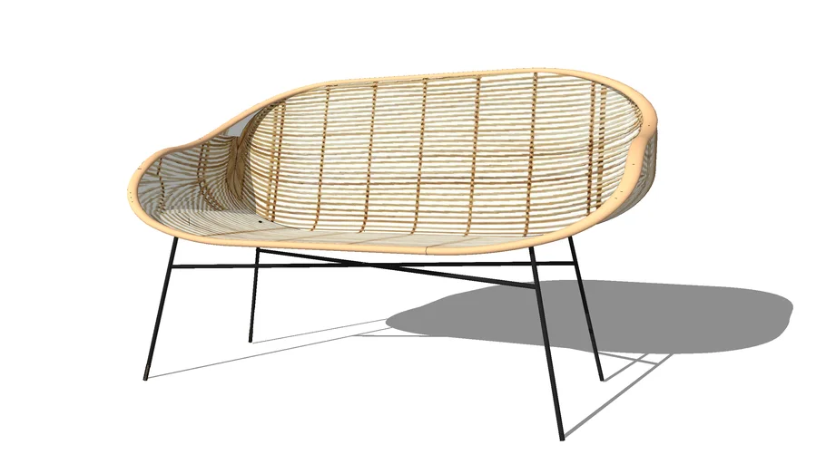 Wooden sofa