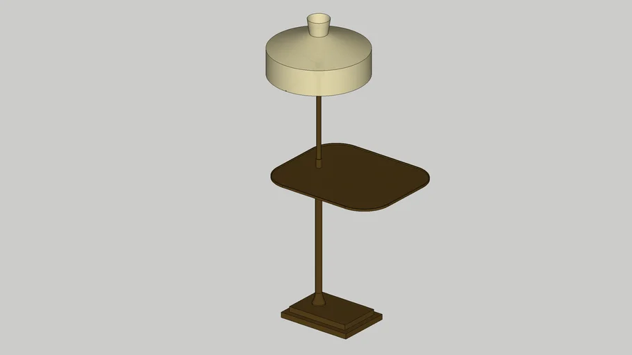 Stand Lamp With Table Lampu Berdiri Dengan Meja