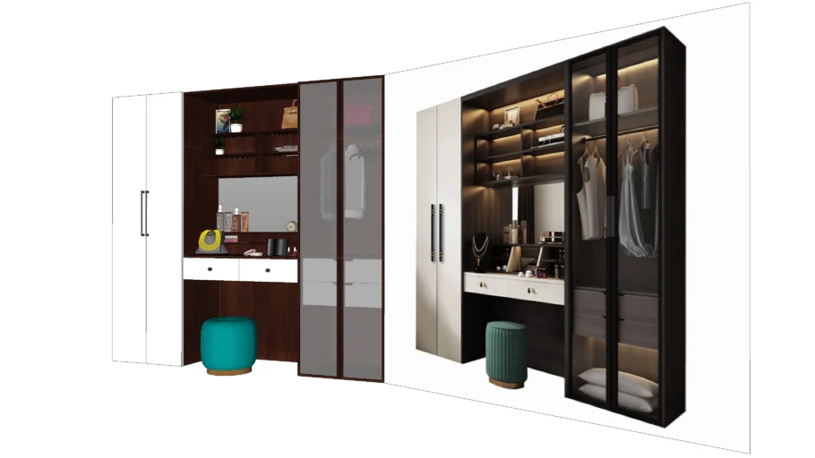 Wardrobe And Dressing Table