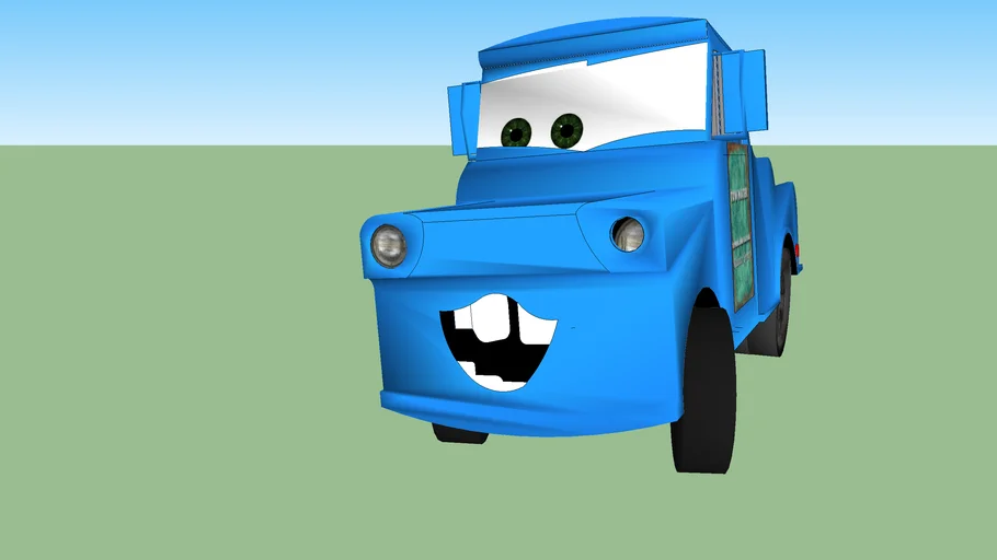 tow mater blue
