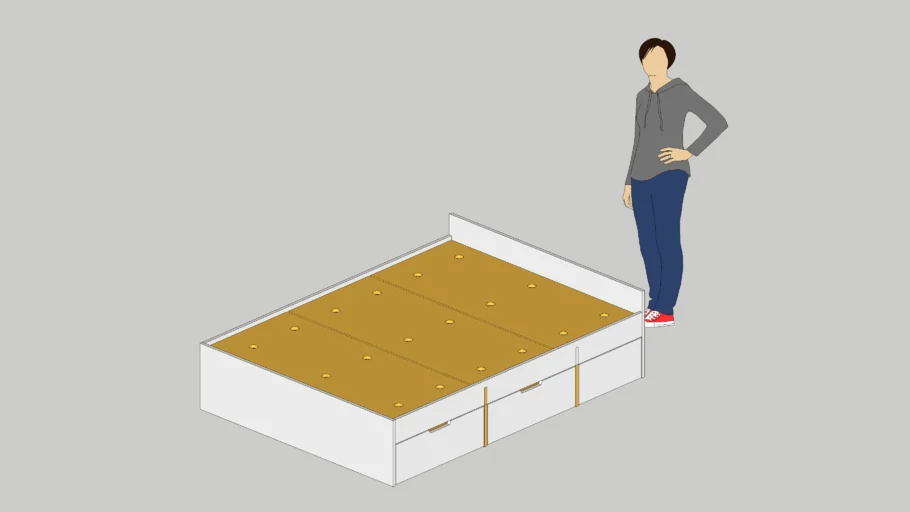 CAMA CAJONES PANEL