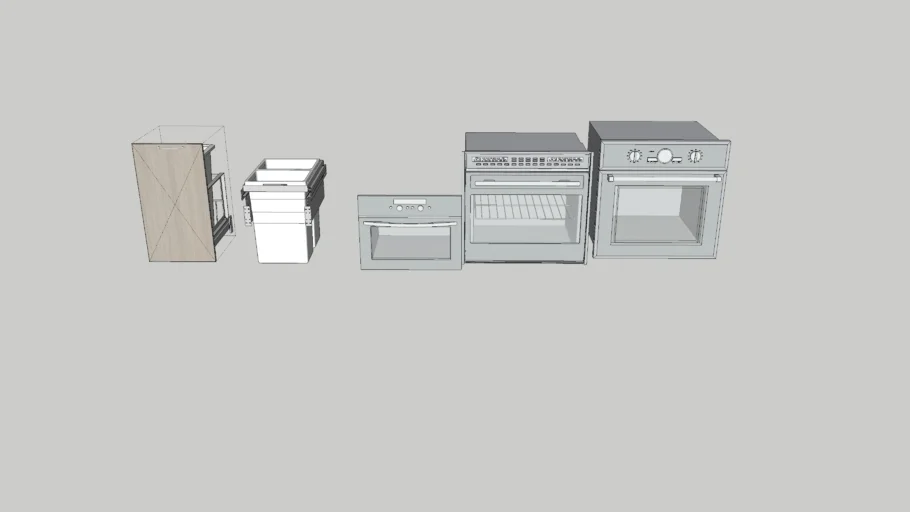 dbi Thung Rac LVS LN am tu | 3D Warehouse