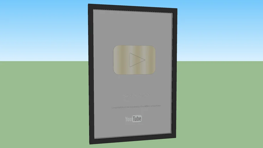 Trophée Youtube / Youtube Play Button Award
