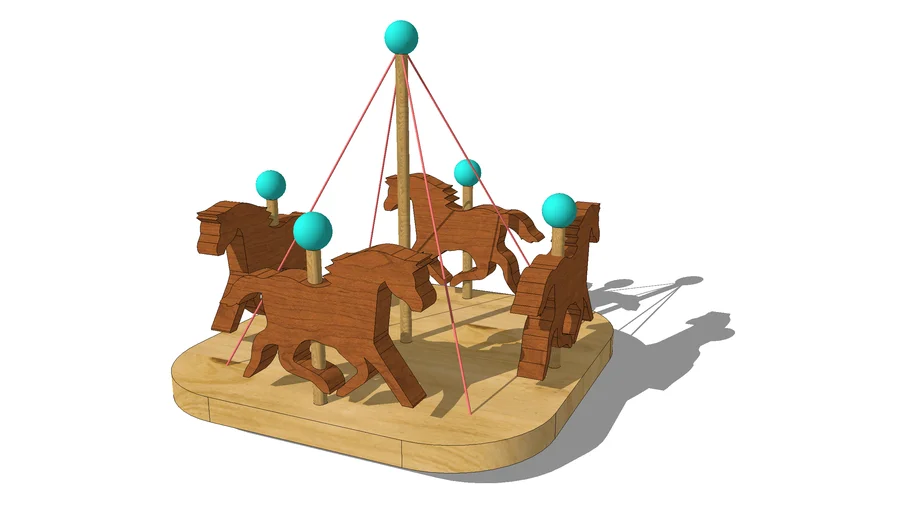Toy merry go round