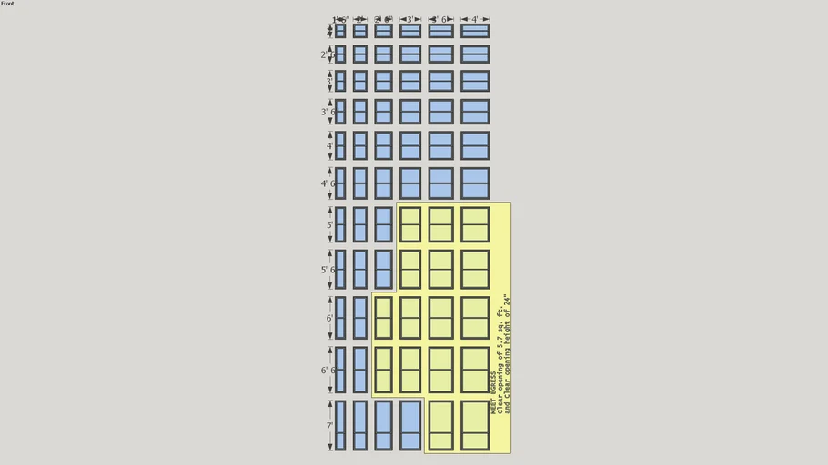 Single Hung Anderson 100 Series -Simple
