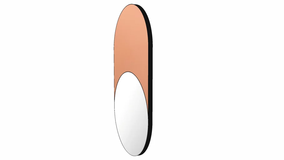 Bower Cylinder Mirror - Peach