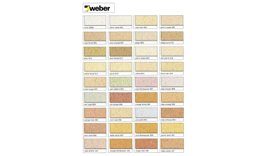 texture nuancier weber